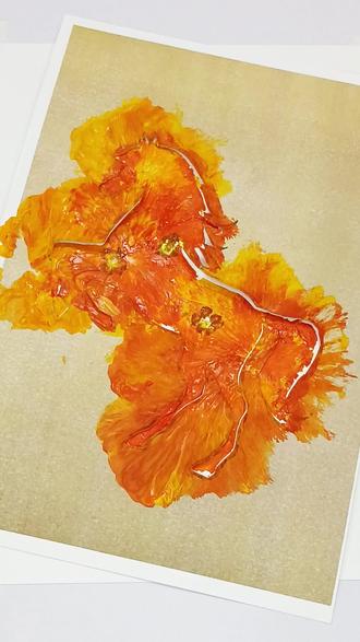 2026年快到了,用一个保鲜袋拓印一匹马,简单又有趣,快和孩子一起来试试吧!#亲子手工 #幼儿园手工 #创意美术 #新年主题画 #儿童画