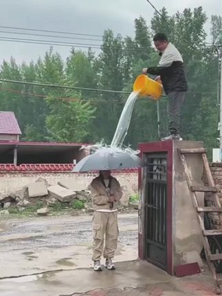 加大加固弯柄高尔夫男士雨伞黑胶遮阳防晒晴雨两用韧性强#雨伞#雨伞推荐#防晒雨伞