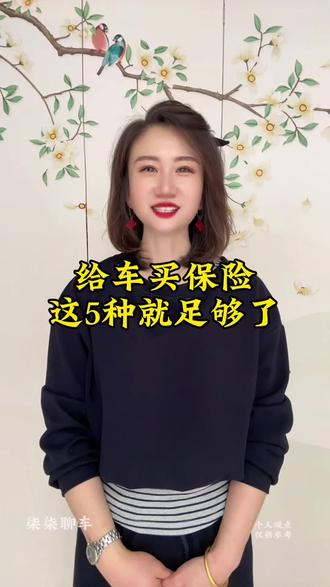 给车买保险,这五种就足够啦#正能量
