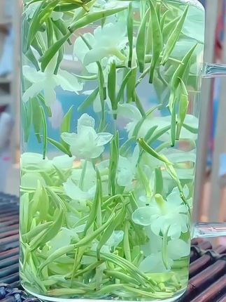 茉莉花茶2025新茶明前大白毫银针王贵州浓香耐泡绿茶,叶茉莉飘雪#强烈推荐 #抖音推广 #上热搜 #爱喝茶的关注我