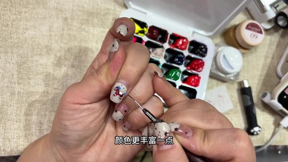 马年画小马~练起来吧!准备战斗啦🫨#马年美甲 #手绘小马 #美甲教程