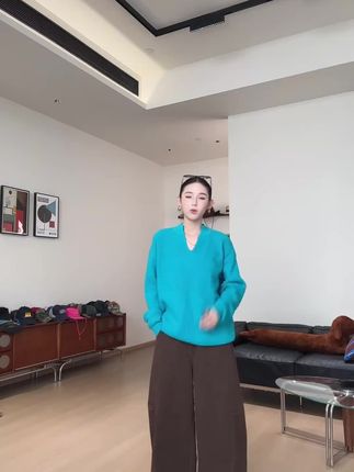 #高腰阔腿#宽松休闲#休闲百搭#裤子