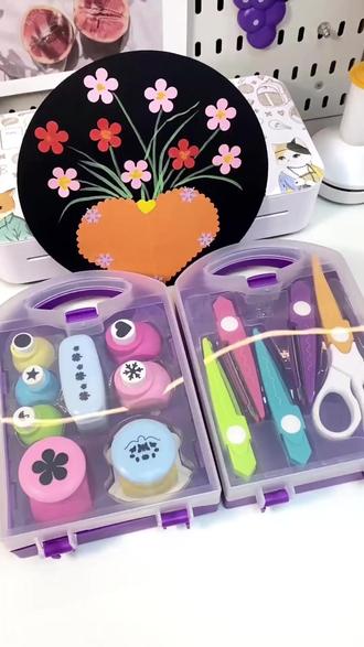 【儿童压花器】省力手工手账DIY工具图案大号儿童压花器花边套装#儿童压花器 #手工DIY #手账工具 #省力压花器 #儿童手工