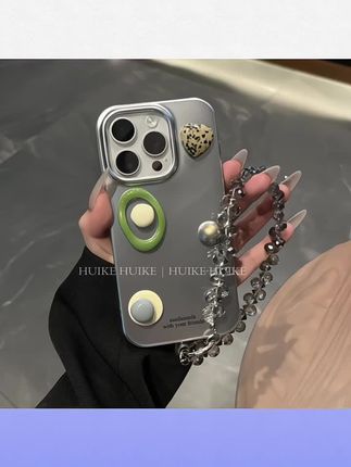 #苹果手机壳 电镀银立体异形宝石适用于苹果16promax手机壳iPhone15promax,16pro新款14promax个性15pro耐心13保护套#苹果16promax #苹果15promax #苹果14promax手机壳 #苹果13