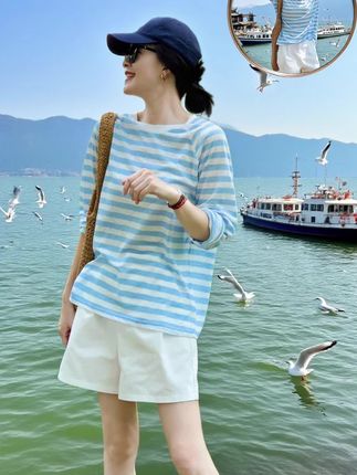 #出游穿搭 #带你去看海鸥 #度假穿搭 #虽然我长的一般但我穿搭不一般 #夏日穿搭小心机