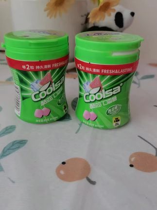 coolsa/酷莎 缤纷果味木糖醇口香糖清新口气持久清凉休闲零食#零食 #休闲零食 #口香糖 #口香糖推荐 #果味口香糖