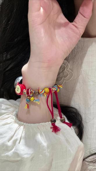 新中式创意陶瓷编绳表带小众设计适用小米手环10/华为/iWatch表带 #新中式表带 #创意编绳表带 #小众设计感 #今日份小可爱已上线 #iwatch表带