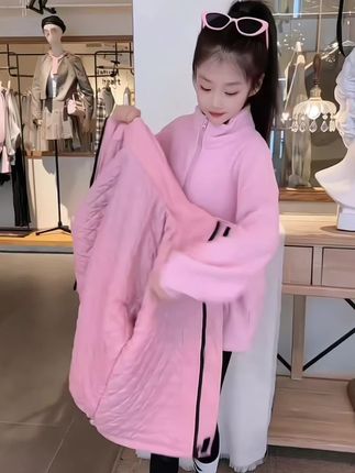 女童三合一冲锋衣,时尚洋气又百搭,两种颜色可选!#生女儿就要这样穿 #高品质童装 #潮童穿搭 #女童外套#女童冲锋衣