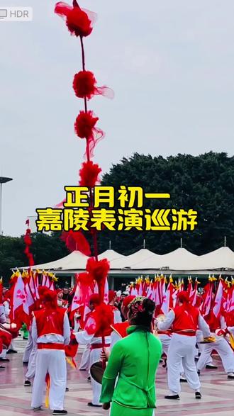 正月初一到这来看稀奇#四川南充 #过年 #嘉陵区 #非遗巡游