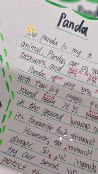 2509班动物手抄报作品展