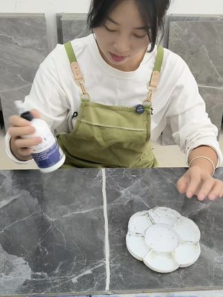 没有心灵手巧,就只有笨头笨脑#家具修复材料 #湖南铁树艺修 #瓷砖修复 #修补