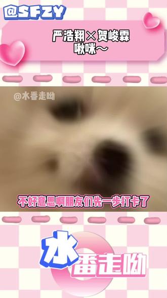 请记住:啾咪~ #贺峻霖 #严浩翔 #翔霖