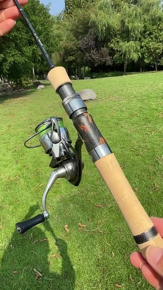 劲途途溪弹射马口竿UL全富士A环枪柄碳素路亚竿超软直柄竿微物竿#弹射马口竿 #碳素路亚竿 #直柄竿 #微物竿 #钓鱼用品