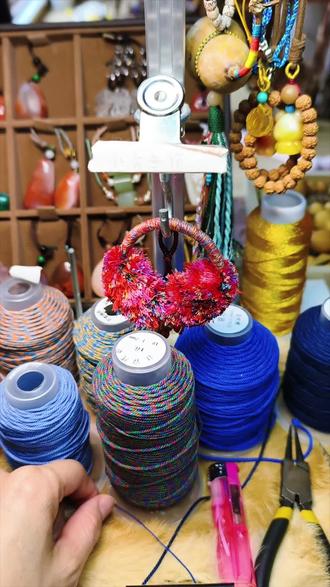 粉丝纯享版,7分钟,和你一起共享解压时光#纯手工打造 #纯手工编制 #手工编织零基础教学 #编绳教程 #民间手艺