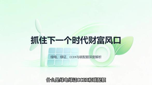 企业必学!绿电 / 绿证 / CCER / 碳配额全解析 #绿电 #绿证 #CCER #碳配额 #绿色电力证书