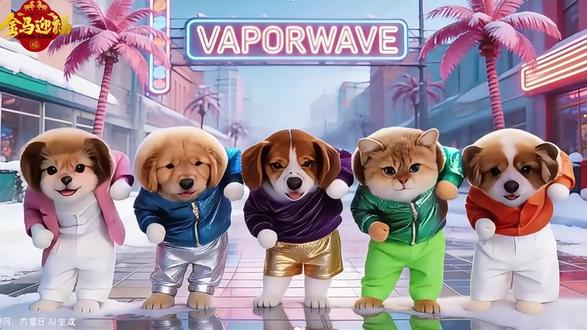 “疯狂的古菇顾”,aigc,动物们的狂欢 #动物跳舞 #鸽子 #pigeonpop#aigc