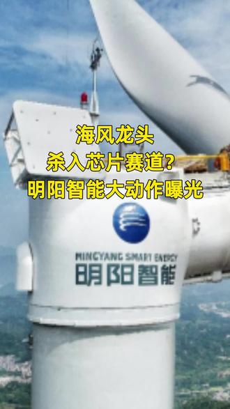 海风龙头杀入芯片赛道?明阳智能大动作曝光#明阳智能 #并购 #芯片