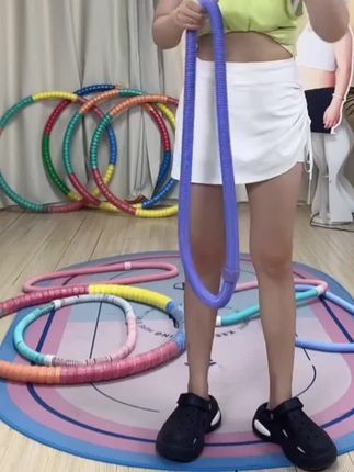 呼啦圈收腹加重减肥不伤腰弹簧软体呼啦圈女瘦肚子减小腹专用神器 #健身 #好物分享#好物优选 #好物推荐