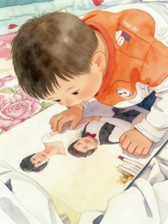 “思念无声 震耳欲聋”#父爱如山 #泪目瞬间 #亲情无价 #画一个故事