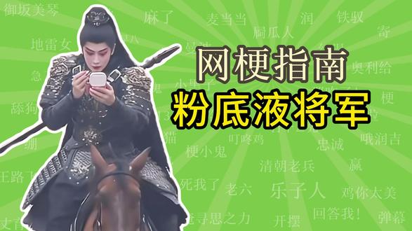 粉底液将军是什么梗?【网梗指南】 #粉底液将军 #张凌赫 #逐玉 #何润东 #梗