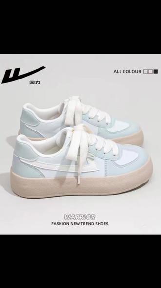 #回力女鞋 #厚底板鞋 #小白鞋 #休闲女鞋 #学生潮鞋 回力厚底百搭休闲小白鞋