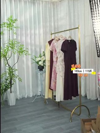 连衣裙显瘦大码休闲夏季气质时尚中长款 #连衣裙