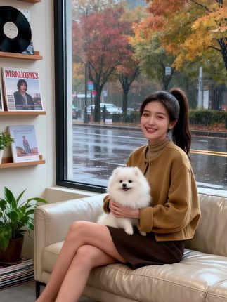 双面羊毛毛呢大衣2025秋冬韩系短款圆领小香风宽松短款外套#上热门 #双面呢毛呢大衣 #圆领小香风宽松短款外套 #小香风短款外套 #一周穿搭不重样挑战