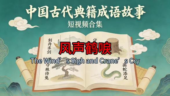 典籍中的成语故事 风声鹤唳 #你的成语见解 #创作者中心 #创作灵感 #成语故事 #语文知识