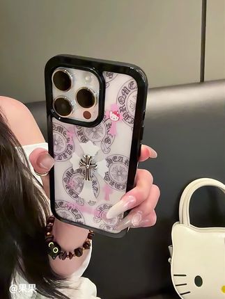 ins小众十字架kitty适用苹果17/15promax手机壳iPhone16女#手机壳 #手机数码#手机壳高级感 #ins风 #今日分享