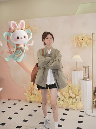 里斯本~高级感宽松廓型收腰短款风衣外套 #风衣 #风衣外套中长款 #风衣穿搭 #气质女神 #时尚穿搭 @DOU+小助手