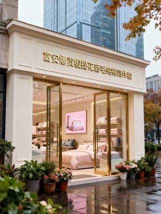 富安娜贡缎提花磨毛纯棉四件套#高档床上用品四件套 #床上用品四件套推荐 #贡缎提花磨毛纯棉床品#好物推荐🔥 此产品由AI形成