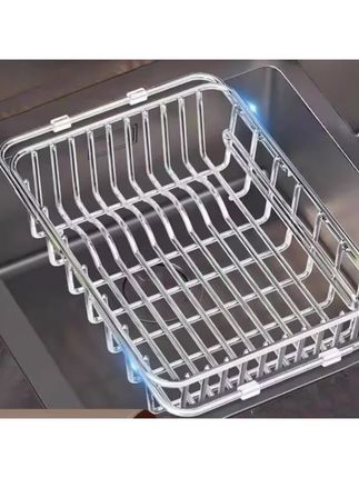 #实用好物 厨房不锈钢水槽沥水架置物架洗碗池沥水架碗盘过滤篮果蔬沥水篮 #水槽沥水架 #沥水篮 #置物架 #沥水架