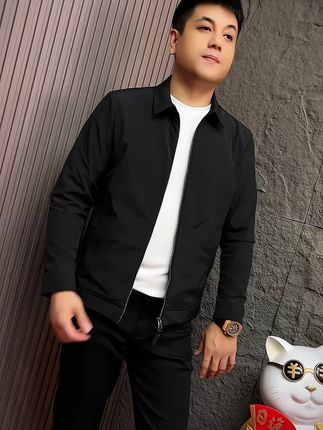 #男士秋季新款夹克外套#谁穿谁好看