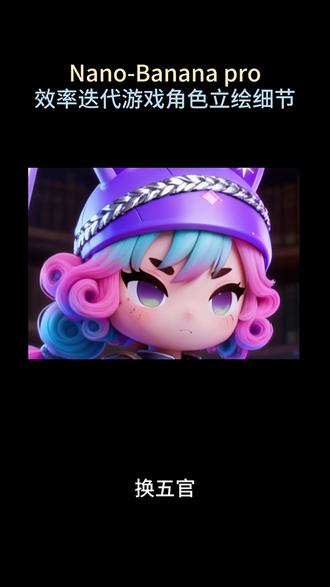 我用Nano-Banana Pro 给游戏角色立绘做细节迭代 #AI #ai #游戏 #Nanobanana #立绘