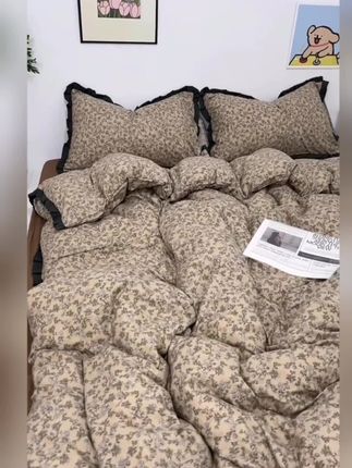 复古小碎花床品 卡布奇诺