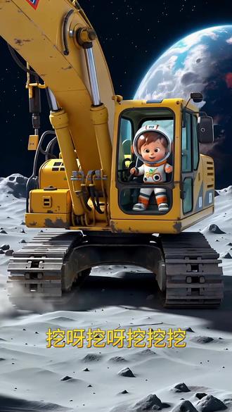 挖掘机,挖挖机,挖呀挖!#原创动画 #儿童动画 #挖掘机 #启蒙早教 #益智动画