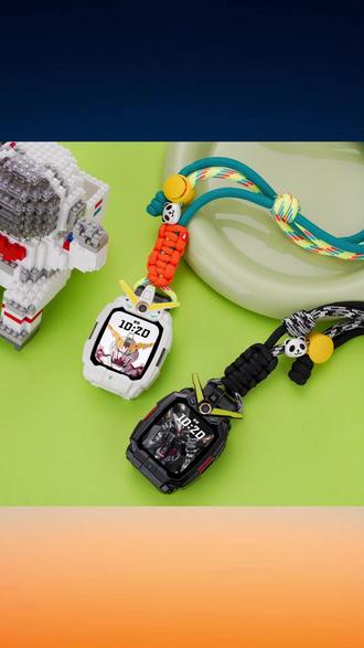 【高达熊猫】适用小天才z11表带挂绳z10/z9/z8a脖z7s/z6pro保护套壳 #小天才z11挂绳表带 #高达熊猫表带 #z10保护套壳 #z9脖挂绳 #儿童手表配件