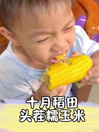 十月稻田的头茬玉米,吃上了!巨香巨甜巨糯,又嫩!耐高温膜一起蒸煮,最近早餐就吃玉米加鸡蛋#头茬玉米 #黄糯玉米 #十月稻田 #十月稻田黄糯玉米 #好吃到停不下来