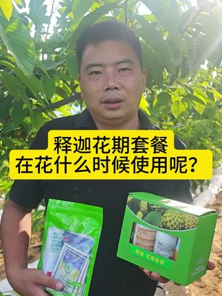 很多果农朋友们一直在咨询我们,花期套餐怎么用?一袋装兑多少水?花长成什么样才打花期套餐等!这个视频教会大家如何辩解#释迦果#26度果园