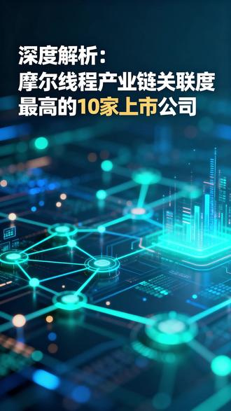 深度解析:摩尔线程产业链关联度最高的10家上市公司 #闲芯 #芯片采购 #芯片 #摩尔线程 #电子元器件
