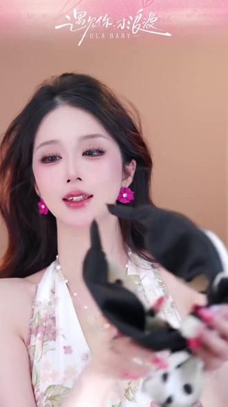 撞色波点蝴蝶结发箍!手工做的太戳少女心啦