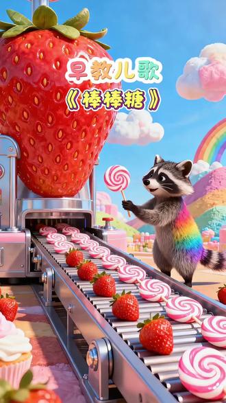 早教启蒙儿歌《棒棒糖》草莓味的棒棒糖,苹果味的棒棒糖,可乐味的棒棒糖,咖啡味的棒棒糖……可以让小朋友认识颜色的同时还能认识形状和食物#棒棒糖 #糖果 #幼儿启蒙教育 #儿歌动画 #创作灵感 @抖音创作灵感 @抖音创作小助手