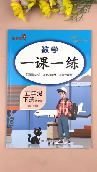 #人教版 五年级下册 #数学 #同步练习册 数学五年级 一课一练 课本教材 同步训练 随堂课课练 课时作业本