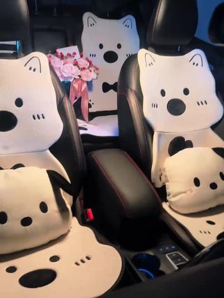 夏雷顿汽车坐垫,西高地款四季通用,主副驾半包超实用! #半包汽车座套 #座套新款 #半包汽车垫 #四季通用垫 #主副驾座垫