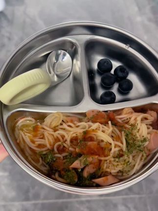 #宝宝辅食 儿童意面5分钟吃饭#今日午餐