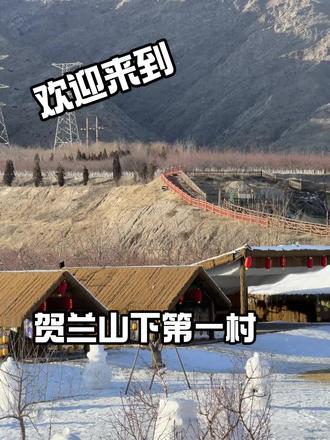 元旦不知道去哪里快来哇 雪村#文旅 #龙泉村 #大武口 #元旦