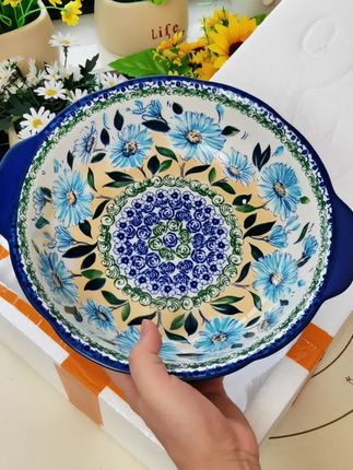 高颜值高品质蓝花朵大汤盆#提升幸福感好物 #高颜值厨具 #打开美好生活 #与众不同 #大汤盆