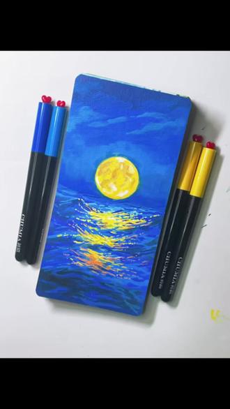 夜海的星光碎浪|丙烯马克笔零基础教学
🖊️:初描丙烯马克笔
📒:轻听300g全棉中粗
深蓝的夜,翻涌着金色的涟漪,
月亮悬在海面,像一封写给世界的晚安信。
愿这温柔的潮汐,能抚平所有疲惫与喧嚣。💙
#跟着抖音学画画 #春天的色彩 #没点艺术细胞刷不到 #丙烯马克笔 #初描丙烯马克笔