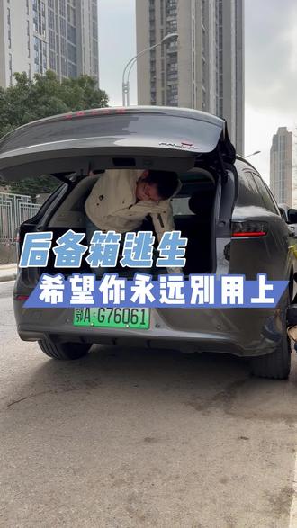 别划走!这条视频能救命 当我们车辆断电,被困车内,车门均无法正常开启时。后备箱逃生法,你一定要学会。
#汽车知识 #逃生技能
#每天一个用车知识 #岚图 #岚图FREE