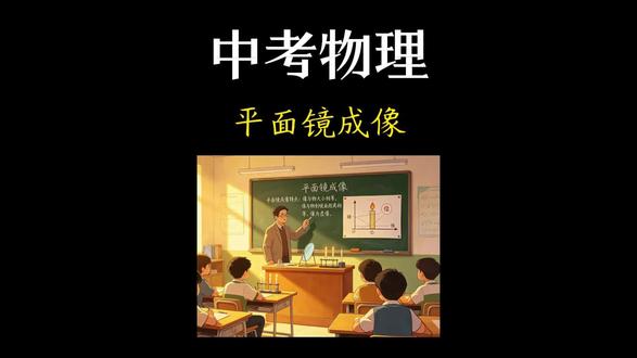 中考物理平面镜成像解题思路#2026中考物理 #解题笔记 #物理复习技巧 #中考 #初中物理干货